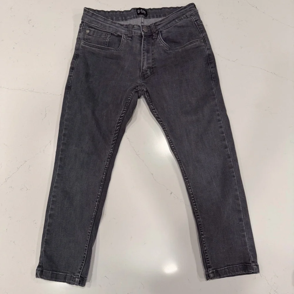 Under 5’10 Men’s Zak Jeans Gray